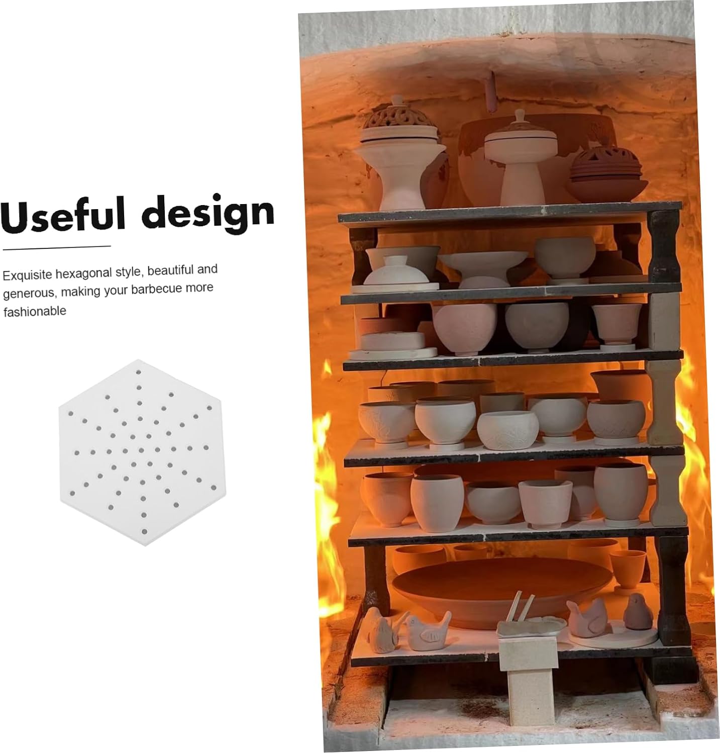 Mullite Refractory Support Pad for Pottery Kiln Firing Holder