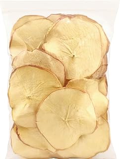 Apple Slices, Dried Apples-No Sugar Added, 80g/2.82oz, Apple chips, Fuji Apples, Guilt-free, Clean Snack, Chewy & Tender | Naturally Sweet & apple Aroma, Travel Nutrition Boost, Low-cal,Aids Digestion