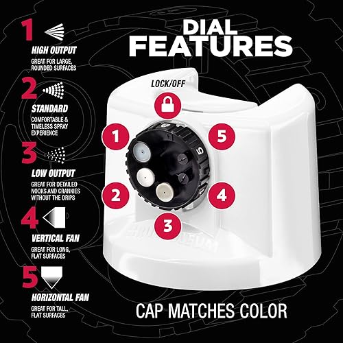 Vista 285 de Rust-Oleum 376885 Pintura en aerosol 5 en 1 personalizada para prevención del óxido, 12 onzas, transparente brillante