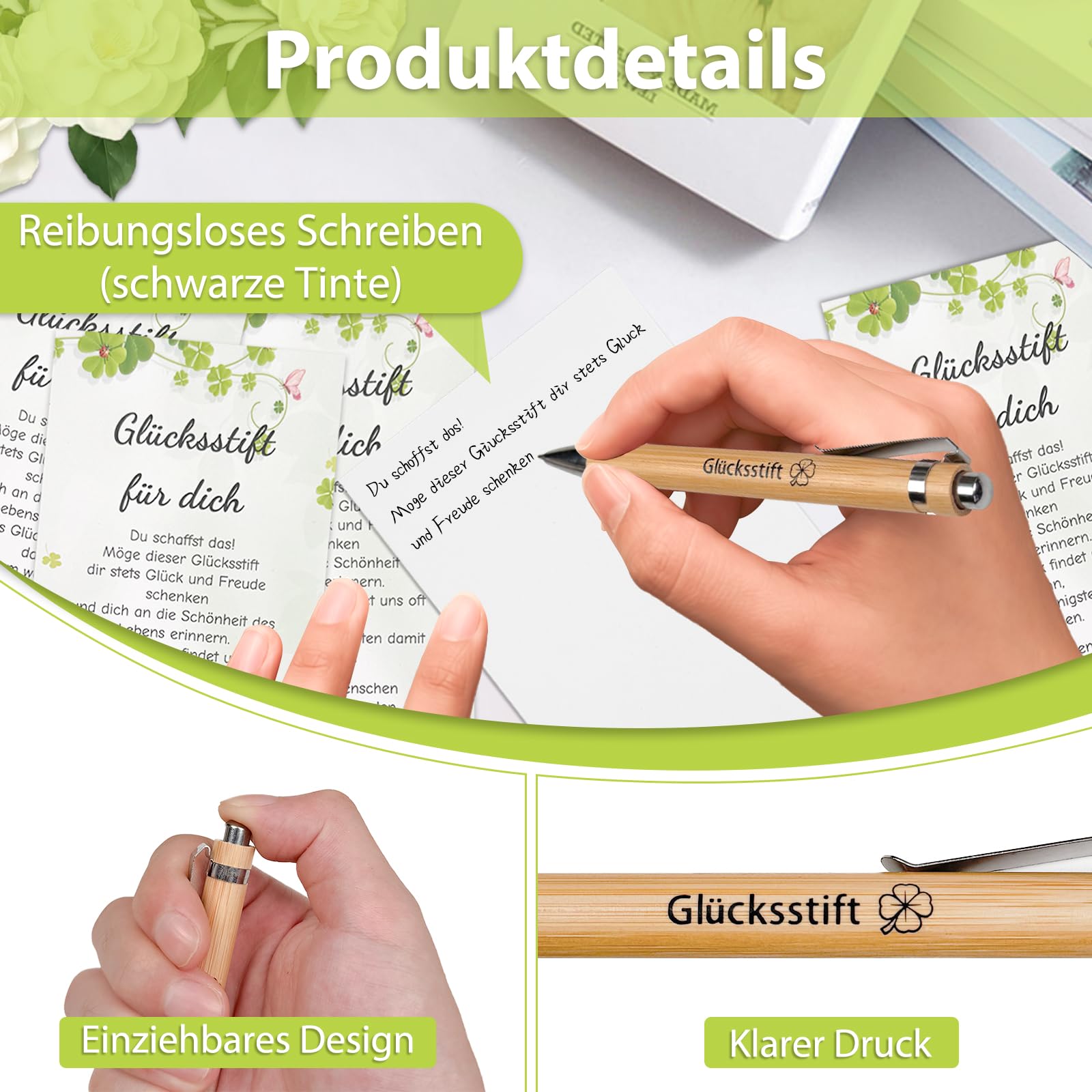 24 Stück Essiggurken-Stifte – Motivierende Kugelschreiber Als Geschenk Für Kollegen & Mitarbeiter
