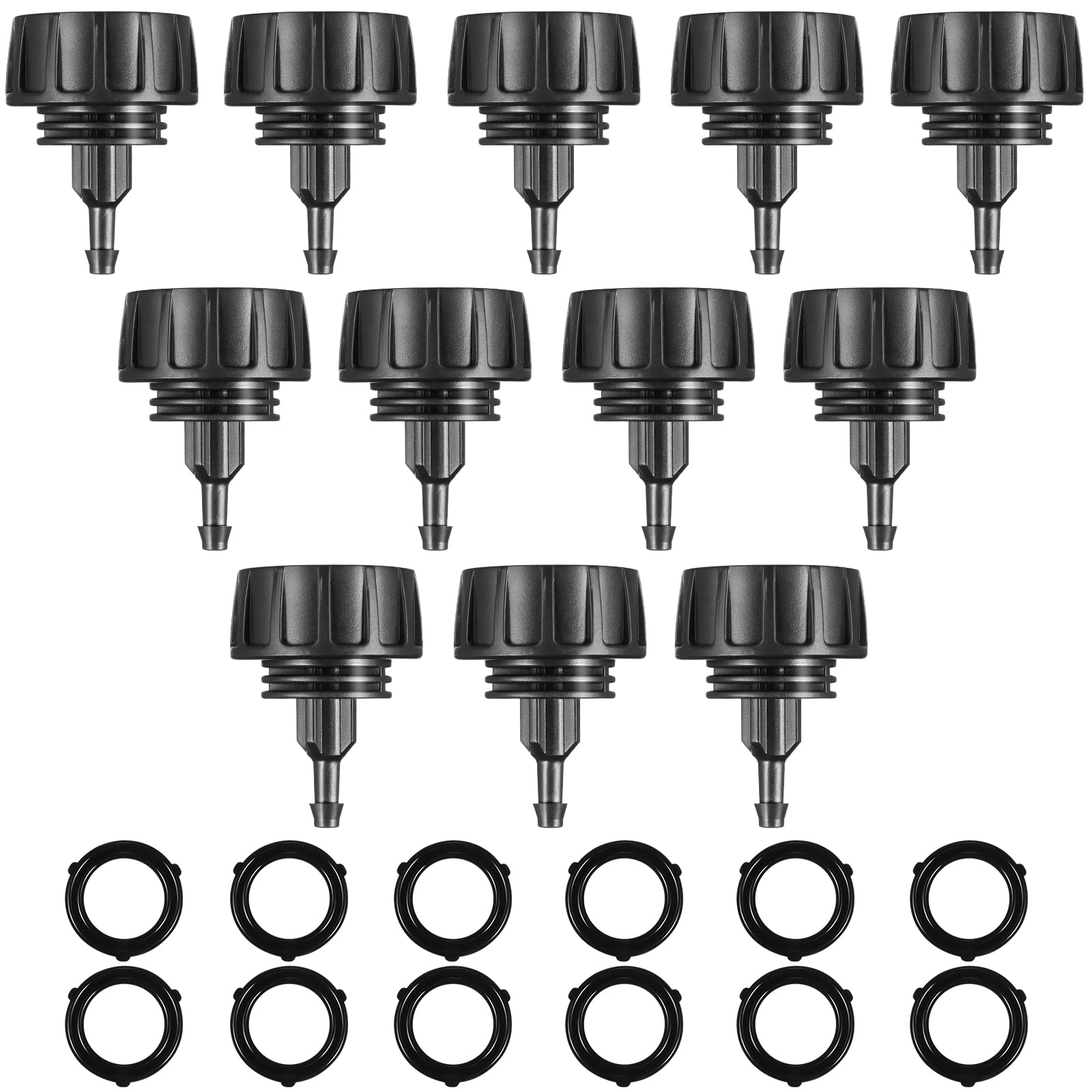 Connecteur tuyau goutte à goutte 6,35mm vers adaptateur de robinet jardin Retisee lot de 12