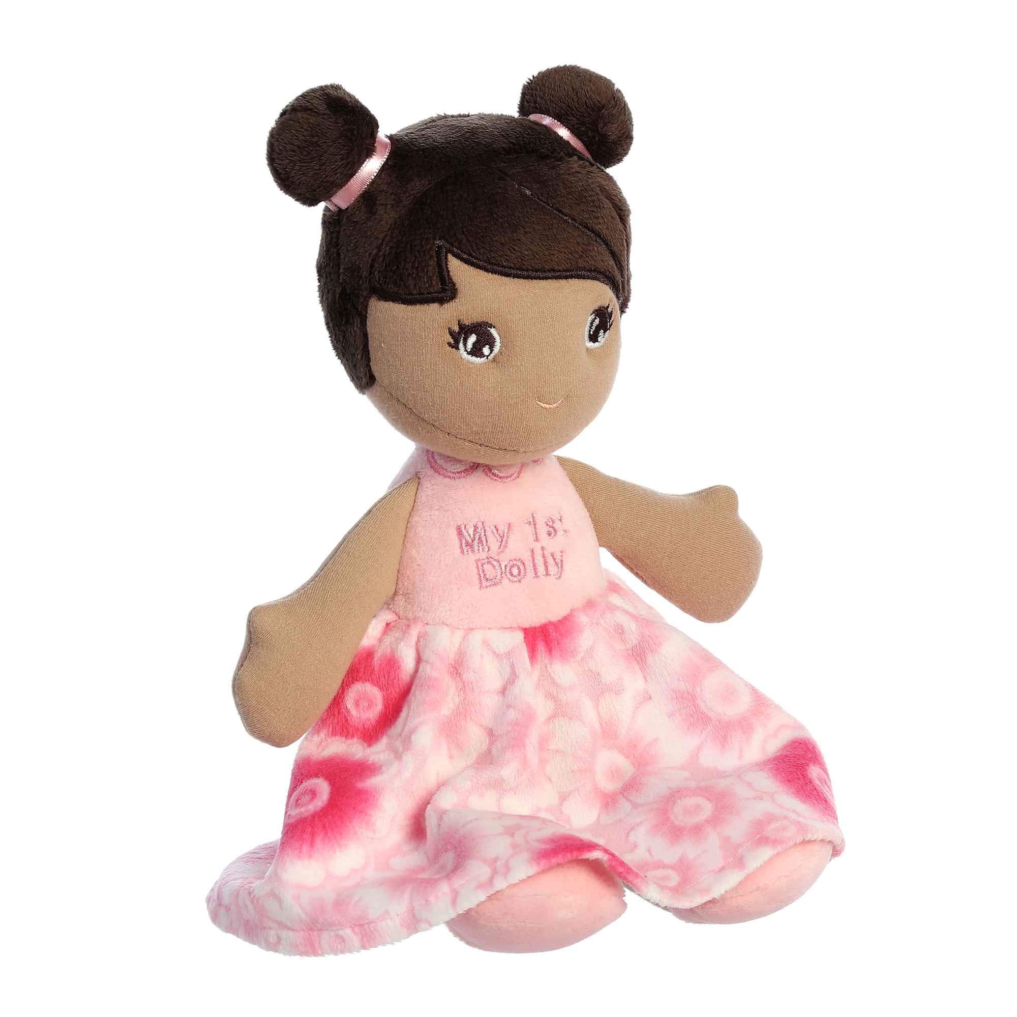 Aurora(r) Elegant First Doll Baby Stuffed Doll - Imaginative Play - Stylish Companions - Pink 12 Inches - Image 2