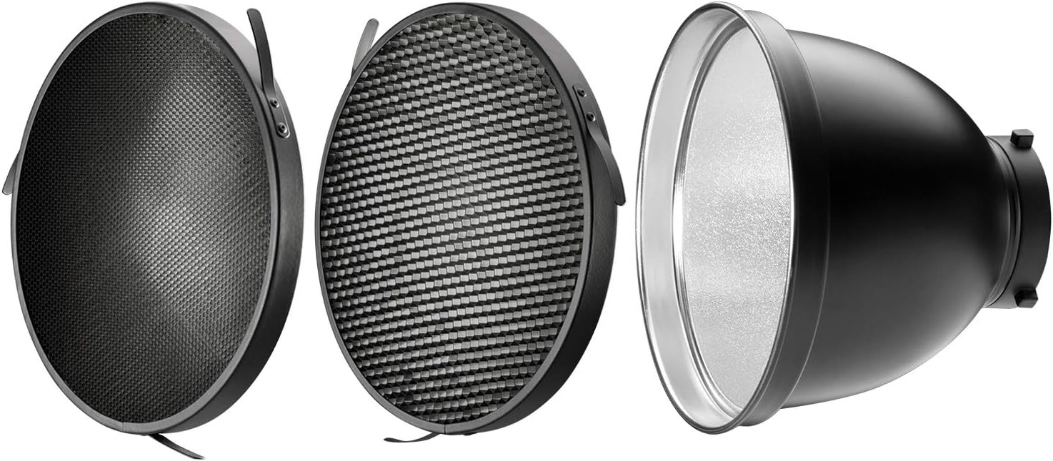 Westcott 70-Degree Wide Reflector with Honeycomb Grids (Compatible with FJ400, Godox, and Bowens Mount)