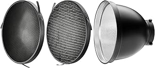 Westcott 70-Degree Wide Reflector with Honeycomb Grids (Compatible with FJ400, Godox, and Bowens Mount)
