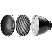 Westcott 70-Degree Wide Reflector with Honeycomb Grids Compatible with FJ400, Godox, and Bowens Mount