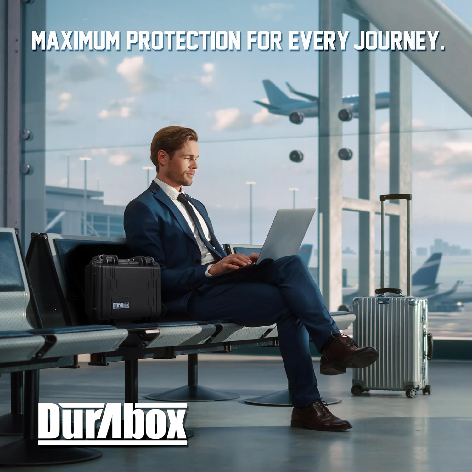 Durabox All Weather Hard Case 10 x 9 x 5” - TSA Approved Hard Shell Travel Case with Customizable Foam for Cameras, Lenses, Electronics and Other Gear
