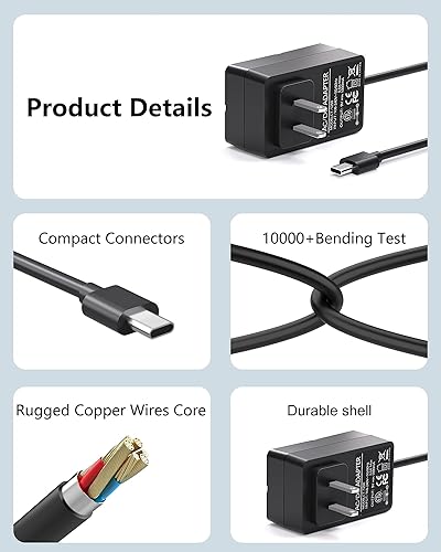 Miniatura 5 de for Oculus Quest2 Charger, Compatible with Meta Quest 3, 2, 1 Meta/Oculus Quest 2 Charging Dock, 5.9FT Long for Oculus Charger Cord