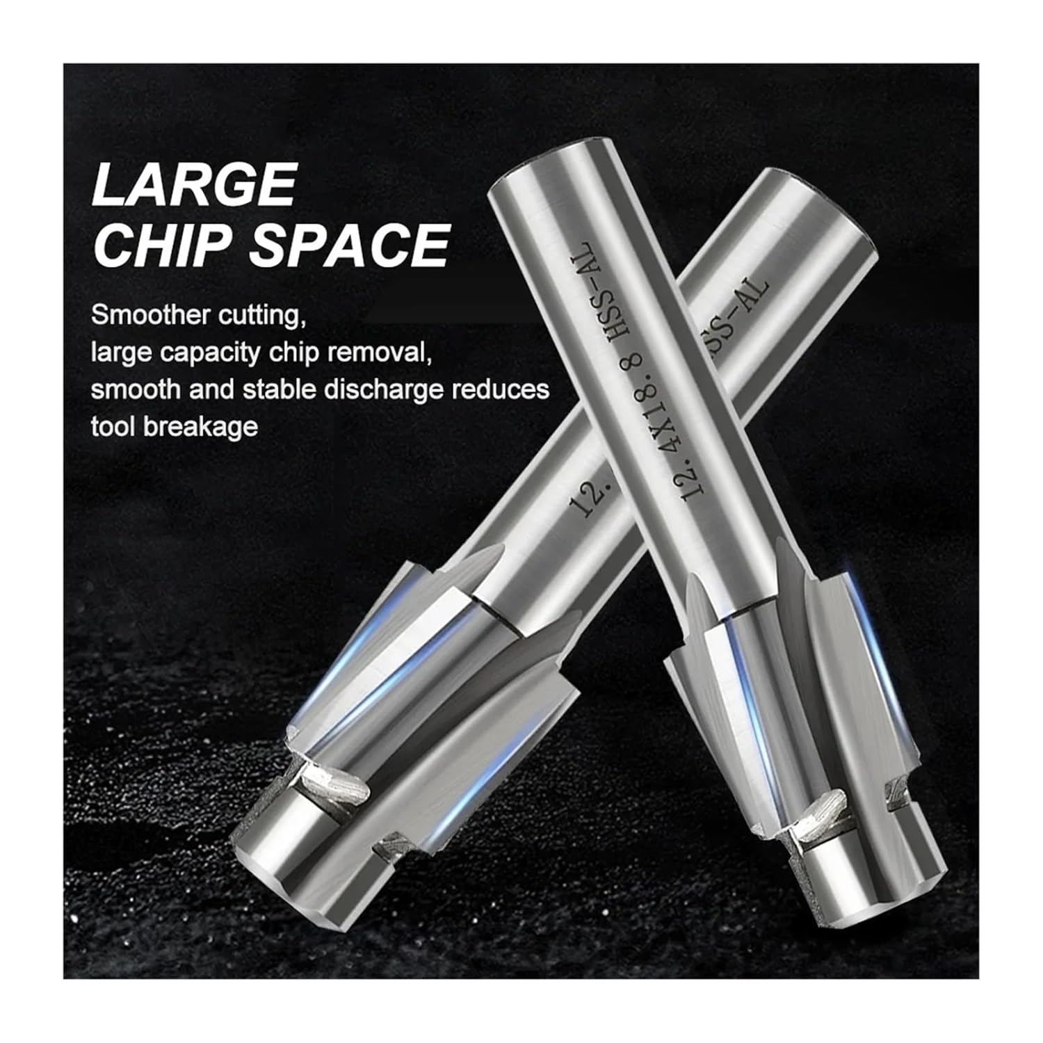 Milling Cutter High Speed Steel Counterbore End Mill M3-M12 Slotting Tool