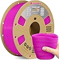 OVERTURE TPU High Speed Filament 1,75 mm, Flexible 95A TPU Roll, bobine de 1kg (2,2 lb), Précision Dimensionnelle +/- 0,02 mm (HS Magenta Néon)