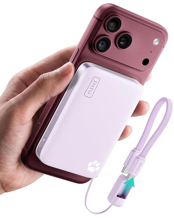 INIU for MagSafe Qi2.2 25W Portable Charger, Compact 10000mAh Power Bank by INIU - Used condition - US$42.74
