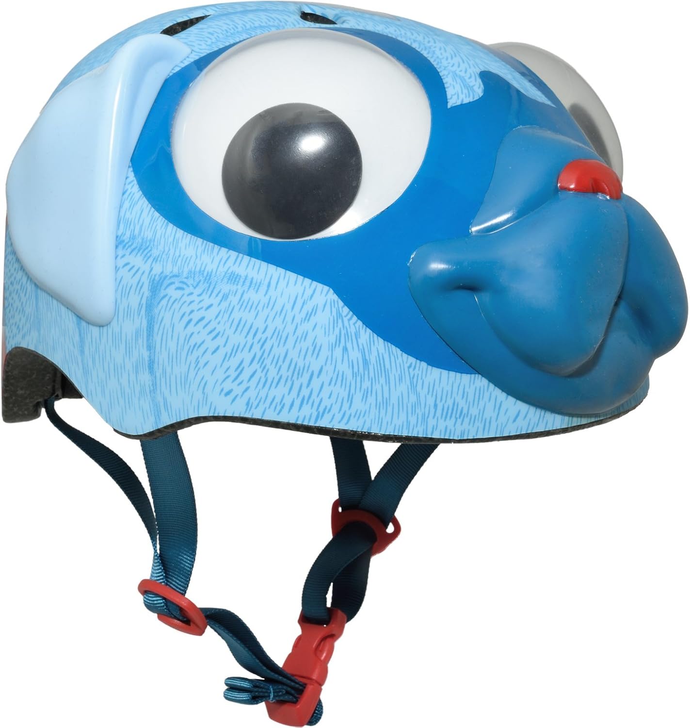 Bell Raskullz Pugsley Pug Blue Helmet with Googly Eyes, Multi (8052012)