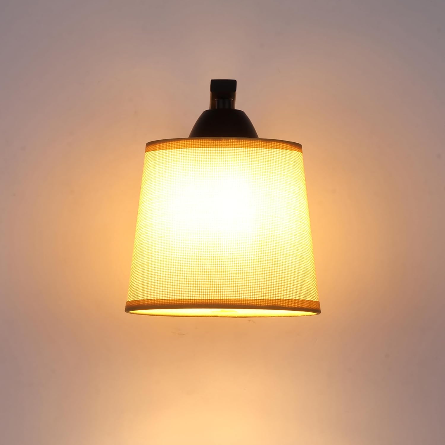 12V RV Fabric Wall Sconce Light Fixture with On/Off Switch (Bulb Included), 12Volts Decorative Interior Light, LED Reading Light for RV, Motorhome, Camper, Boat