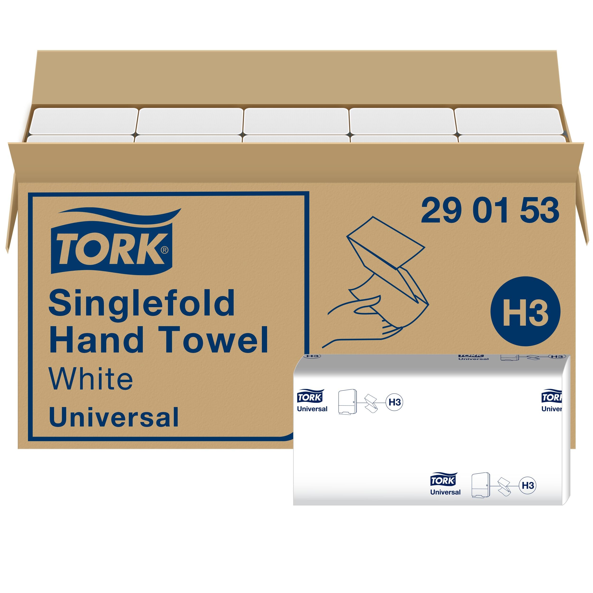 Tork ZigZag 290153 H3 2Ply Universal Singlefold Hand 4500 Towels 15x300 Sheets