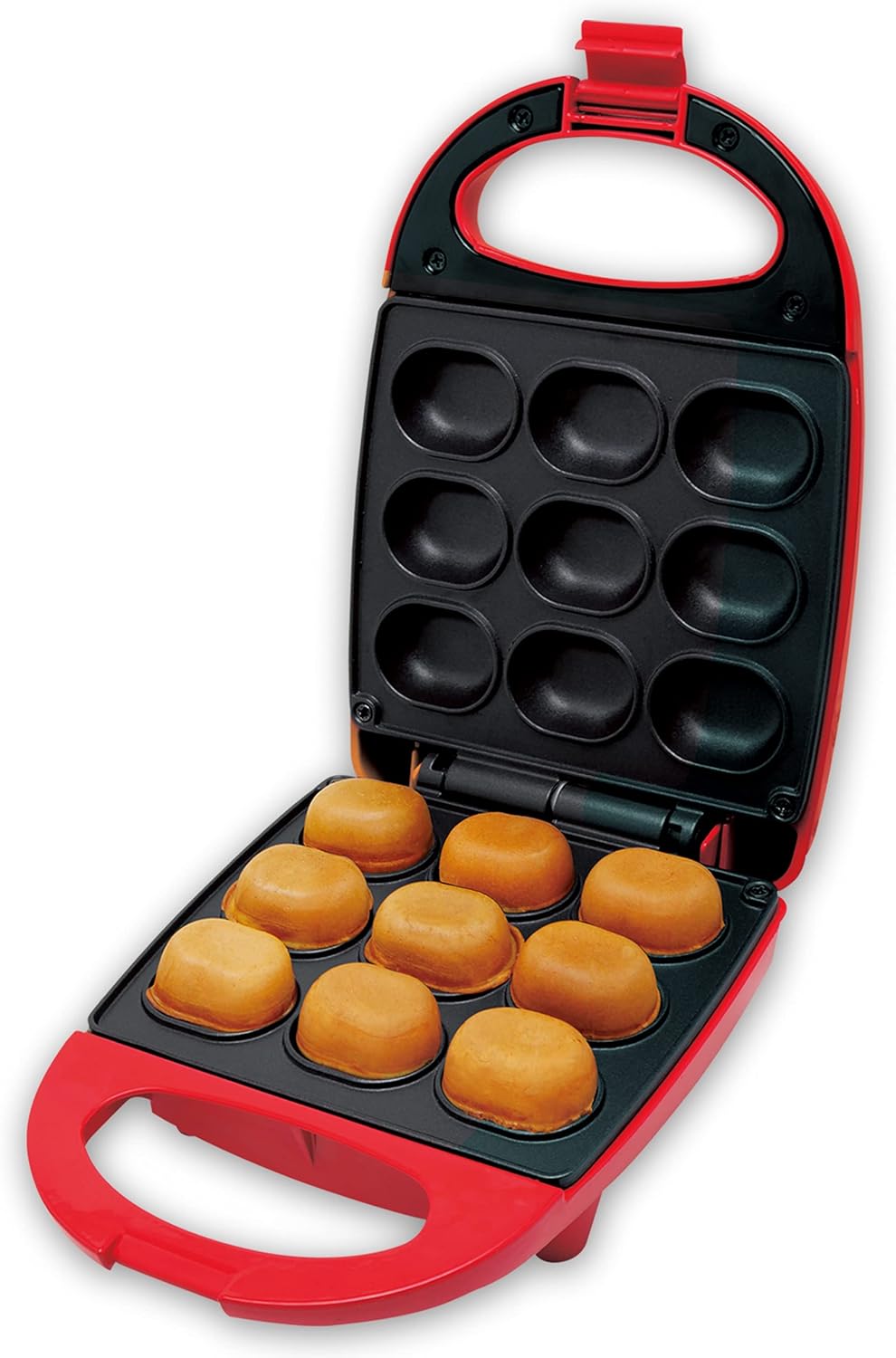 Ysn ベビーカステラメーカー レッド ベビーカステラ ホットケーキミックス 5分調理 ホットプレート