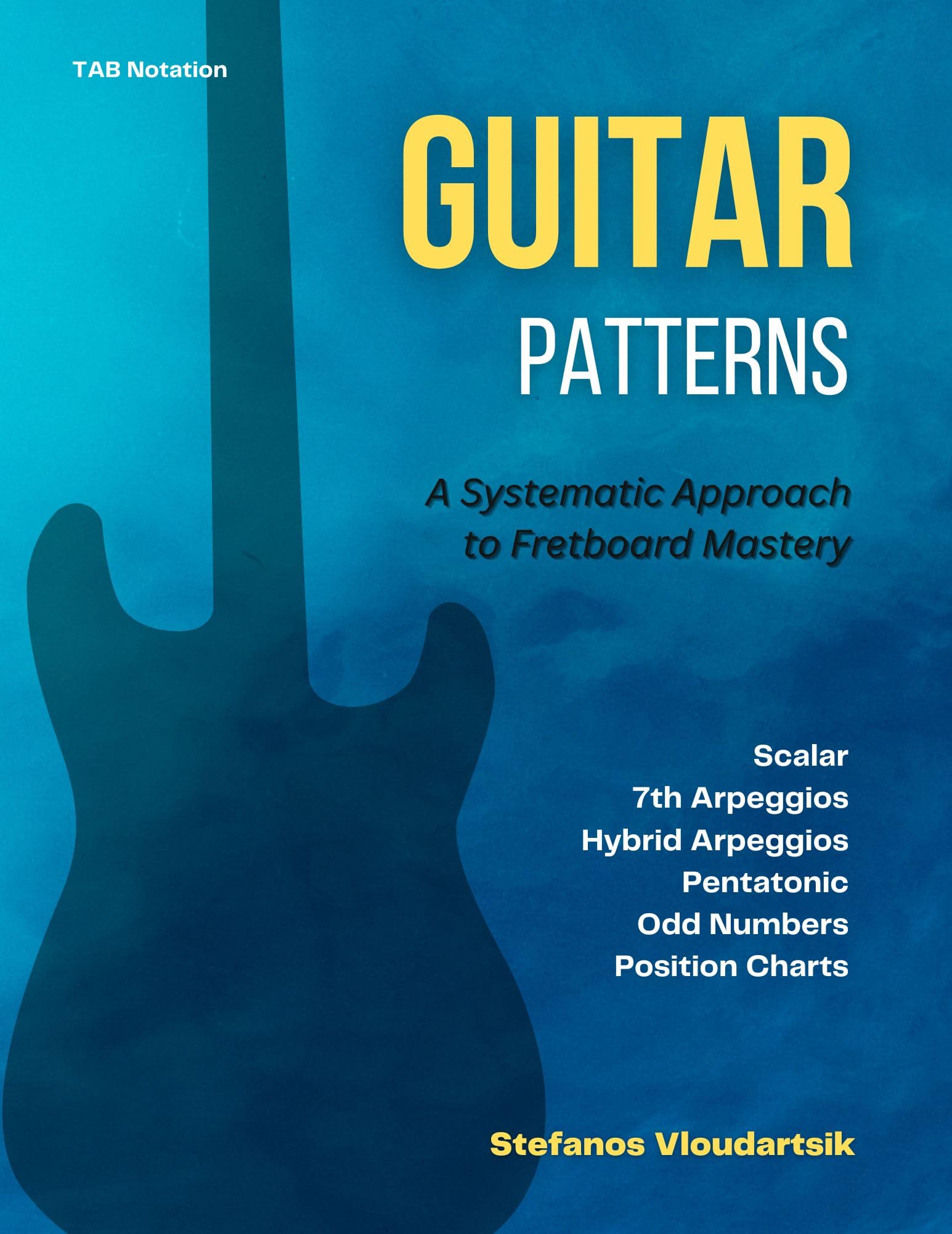 Guitar Patterns livre pour maîtriser le manche de guitare avec une méthode systématique en anglais