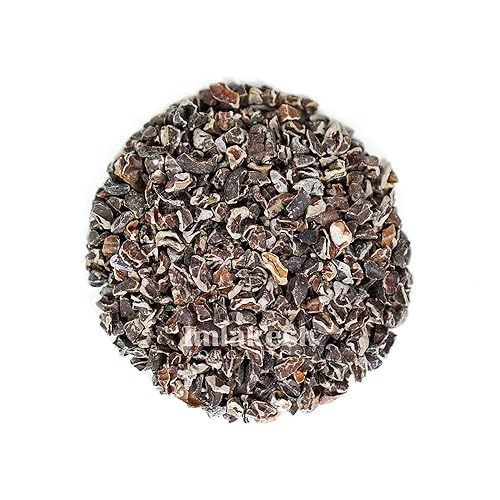 Vista 2 de Imlak'esh Organics, Cacao Nibs (tarro de vidrio de 16 onzas), chocolate, ceto, paleo, orgánico, regenerativo, reliquia, sin azúcar, sin gluten, sin