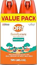 OFF! Family Care Mosquito, Tick, and Insect Repellent, Bug Spray Containing 15% DEET, Protects Against Mosquitoes, 4 Oz, 2 Count