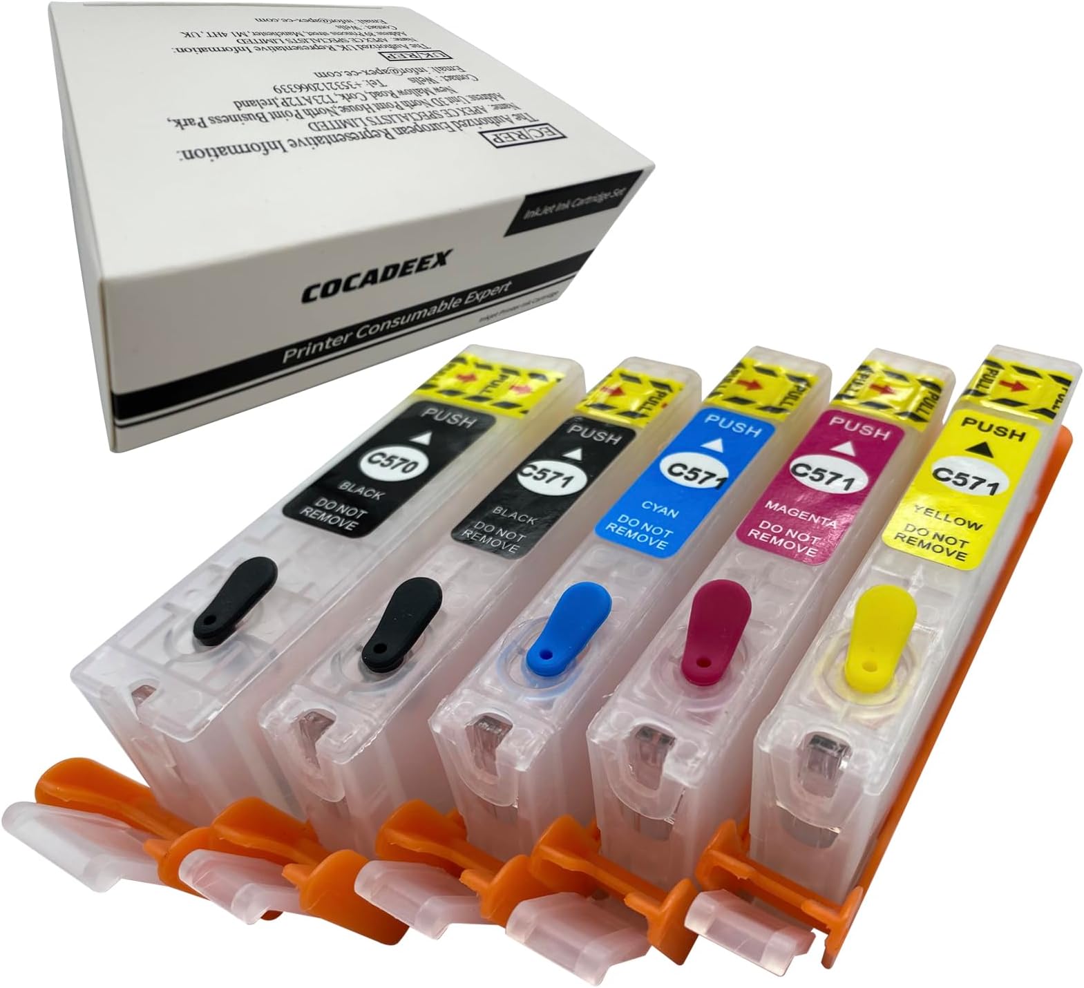 HALLOLUX Ink Cartridge Copatible With Canon 580 581 Printer Cartridges - View #7