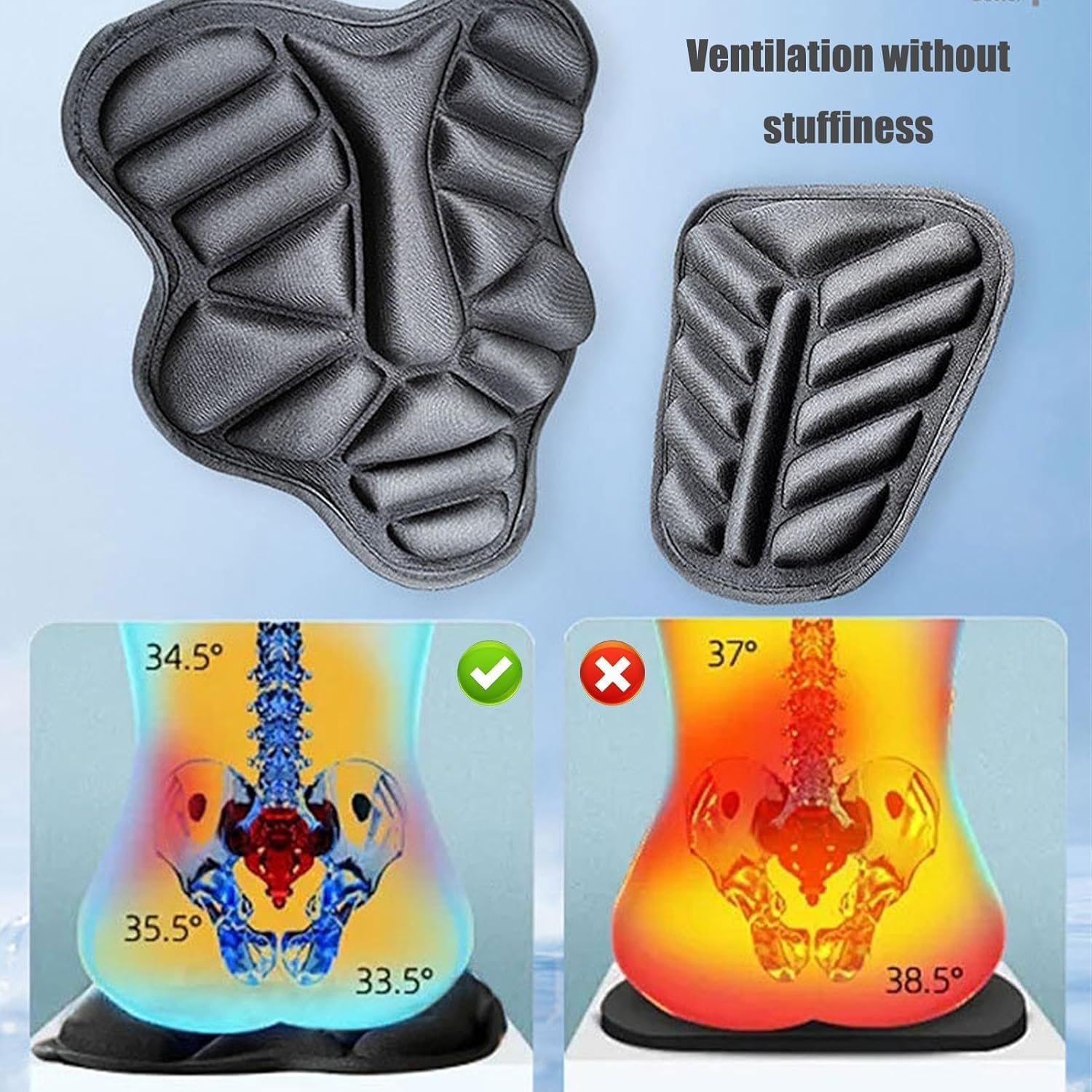 Sella Moto per BMW S 1000 XR/M 1000 XR (K69,2020-), Cuscino Sella Moto in Gel Cuscino 3D Nido d'Ape Assorbimento Sella Moto in Traspirante,A
