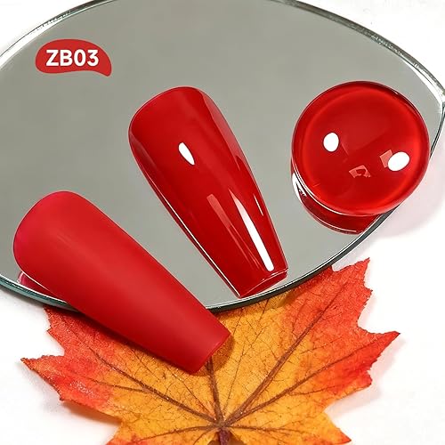 Miniatura 2 de 18ml Esmalte de uñas rojo de gran volumen de secado rápido, esmalte de uñas de secado rápido y de larga duración para arte de uñas DIY, manicura