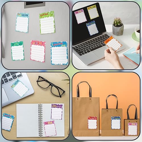 Miniatura 6 de 24 notas adhesivas inspiradoras de 3 x 4 pulgadas, notas adhesivas de agradecimiento, blocs de notas motivacionales, notas adhesivas positivas,