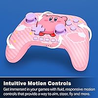 Vista 6 de PowerA Advantage Wireless Controller for Nintendo Switch 2 - Kirby Puff, Officially Licensed, Hall Effects, Mappable Buttons, Pro Controller, C