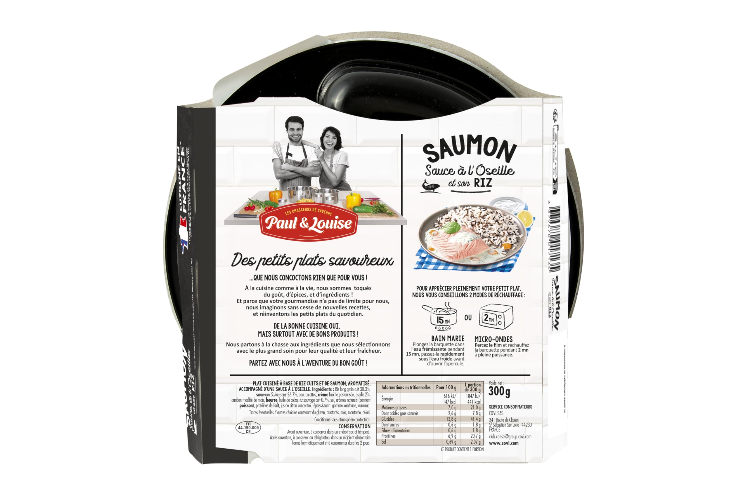 Box Découverte Paul & Louise : Les Traditionnelles - Longue Conservation - Viande Origine France - Prêt en 2 minutes - Box repas - Box repas Pratique