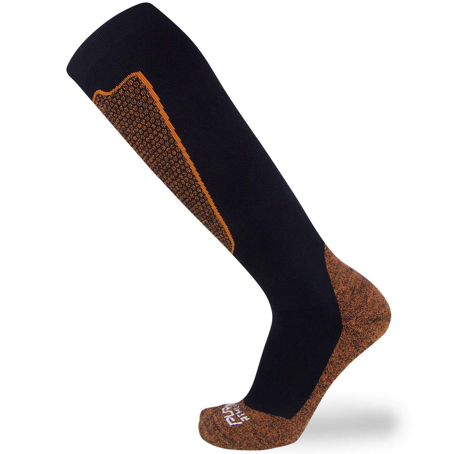 Pure Athlete Copper Compression Ski Socks Men - Warm Merino Wool OTC, Women