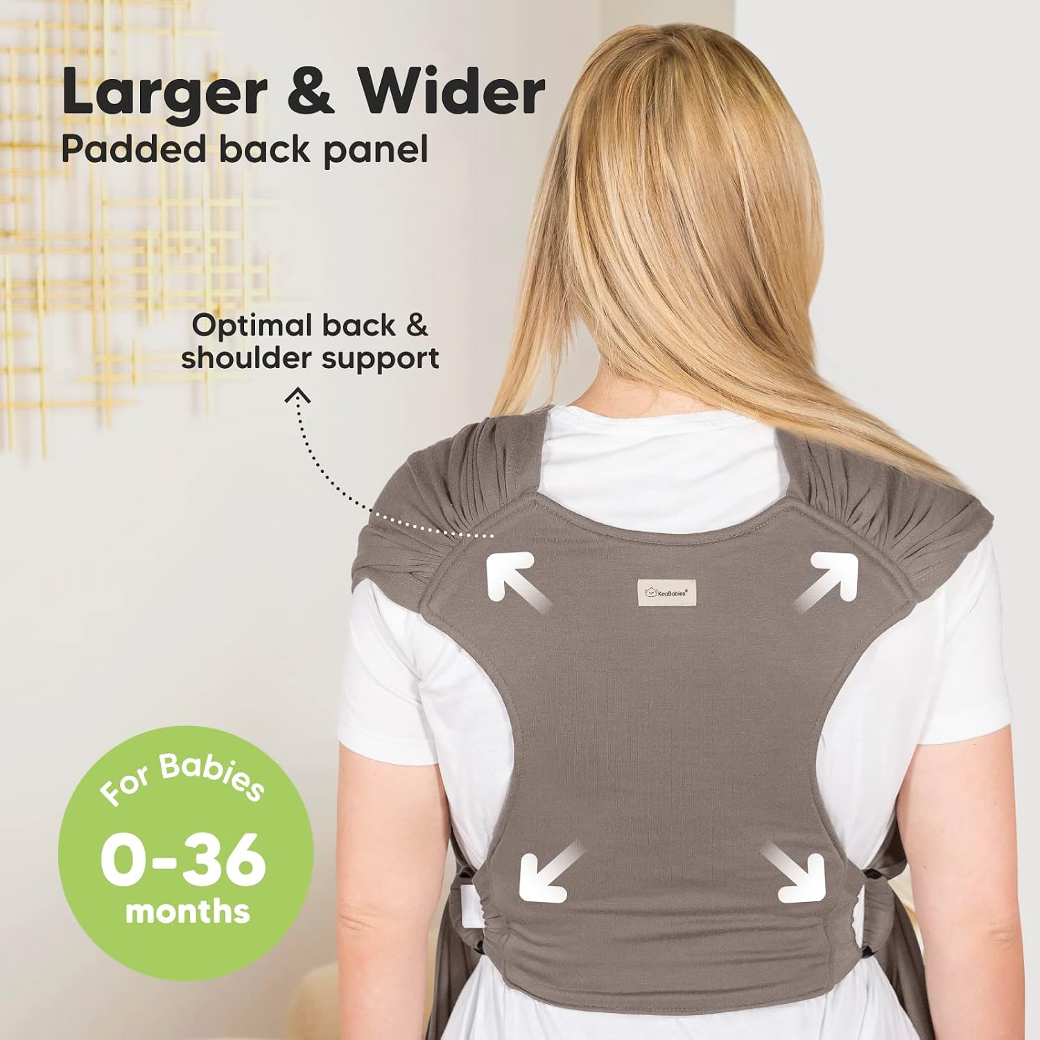 KeaBabies Baby Wraps Carrier, D-Lite Baby Wrap and Car Seat Covers for Babies - Easy-Wearing - Nursing Cover, Baby Car Seat Cover - Adjustable Baby Sling Carrier - Baby Carrier Newborn to Toddler