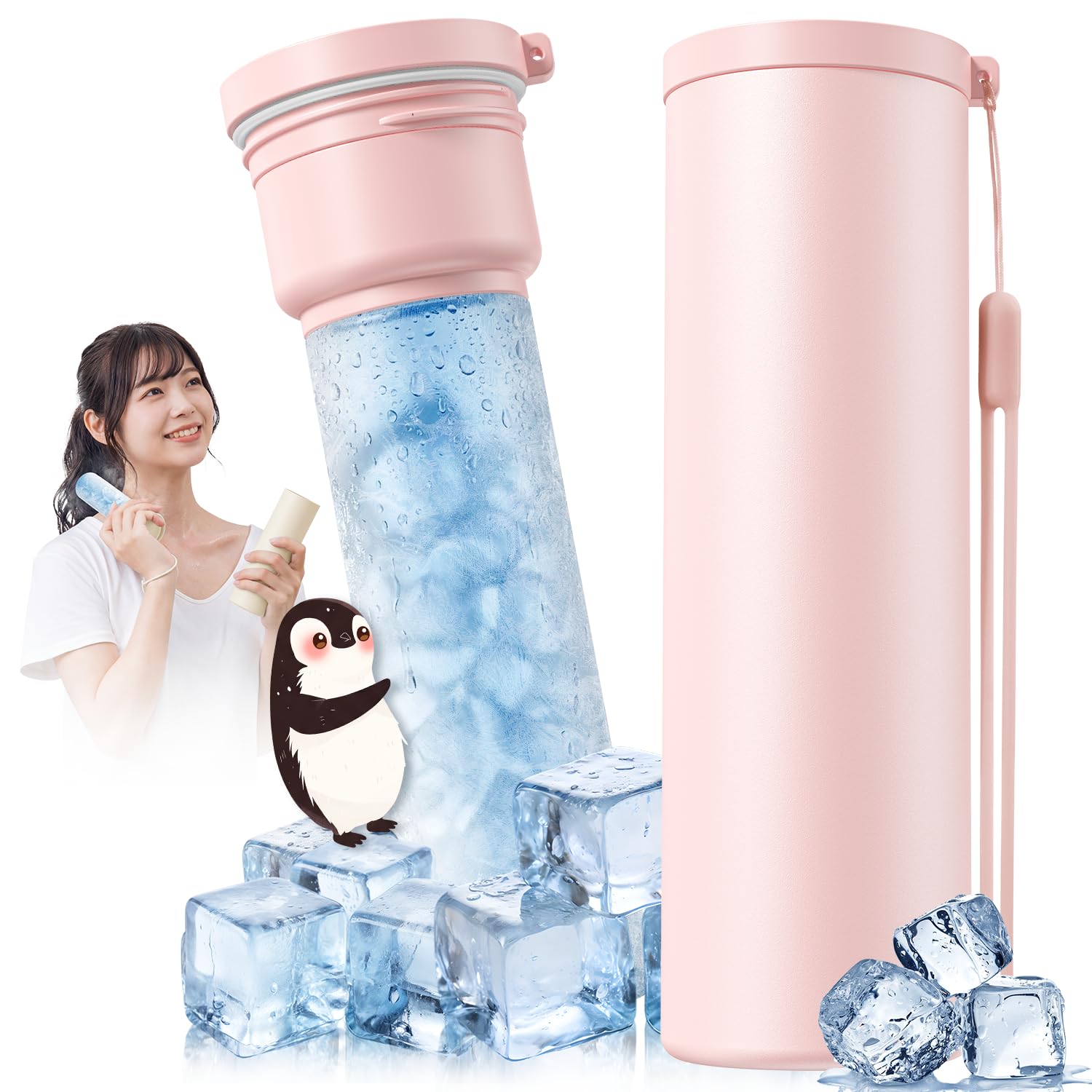 氷嚢 魔法瓶構造 氷のう 【-5℃凍結保冷ジェル】熱中症対策…