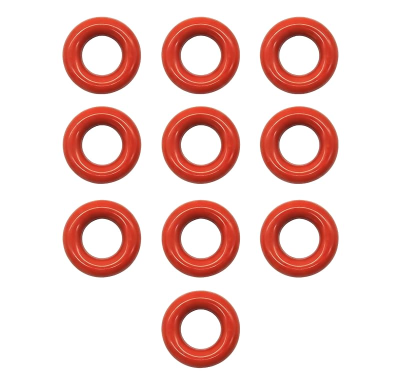 Kit de Anéis O-Ring para Injetor de Combustível HiSport O-203 Vermelho 7,52 x 3,53 mm – 10 unidades