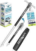 Vista 11 de SandShark Supersport 3.0 Anclaje de agua poco profunda – Gran moto acuática, PWC, accesorio de barco pontón – Se ajusta de 29 a 48 pulgadas