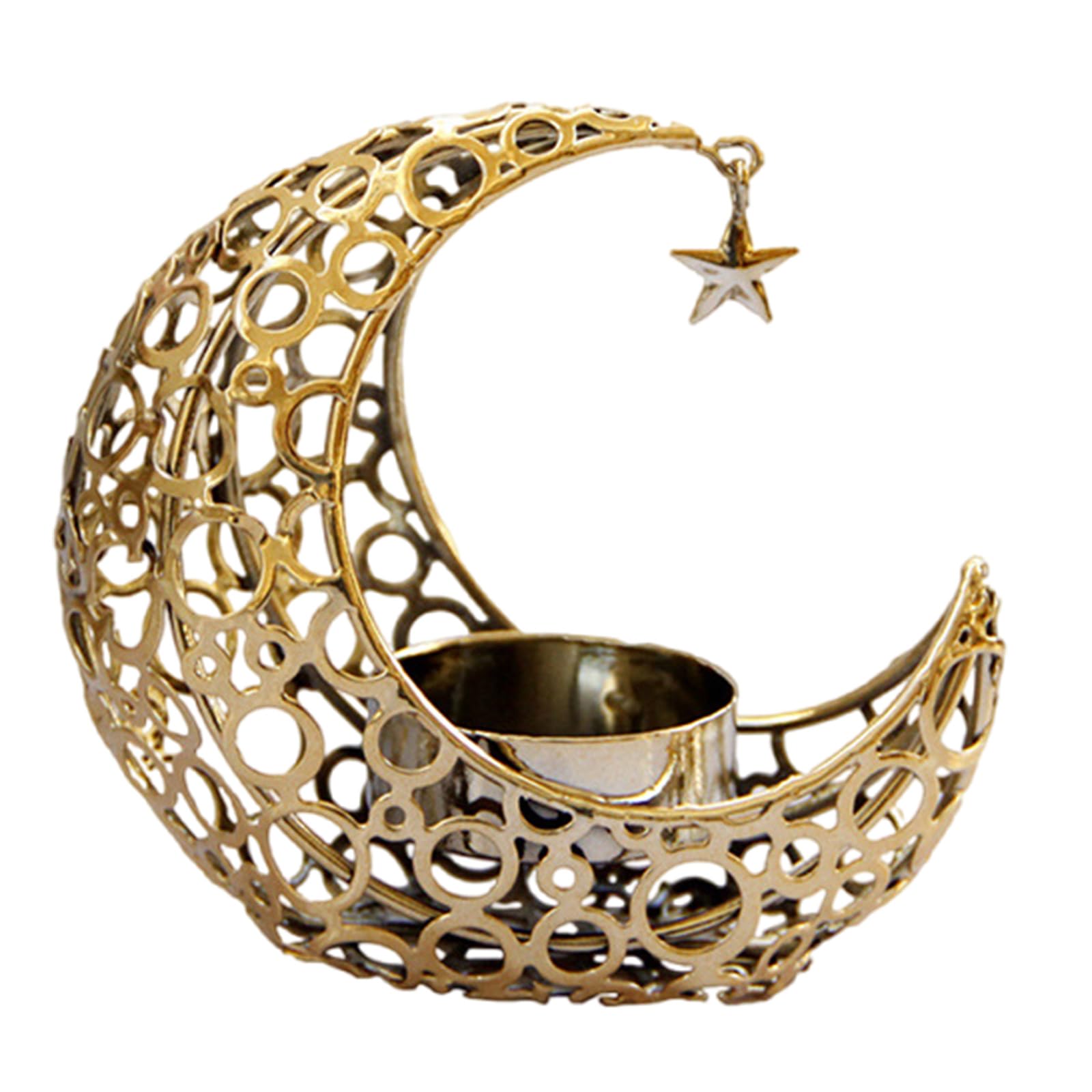 Tsophreniq Eid Ramadans Table Decorations Metal Stand Candlestick Shape Holder Tealight Holder Home Party