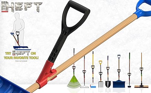 Miniatura 9 de The HEFT Mango protector de espalda secundario para palas de nieve y herramientas de jardín como se ve en Dragon's Den (Canada Shark Tank) (1