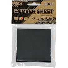 PAX 10 Pcs DIY Cut-to-Size Rubber Patch Sheet, 76x76mm 3" x 3" Square Repair Pad for Bicycle Inner Tube & Tubeless Tire Casing - Custom Shape Fix for MTB, Fat Tire - Works with Rubber Cement