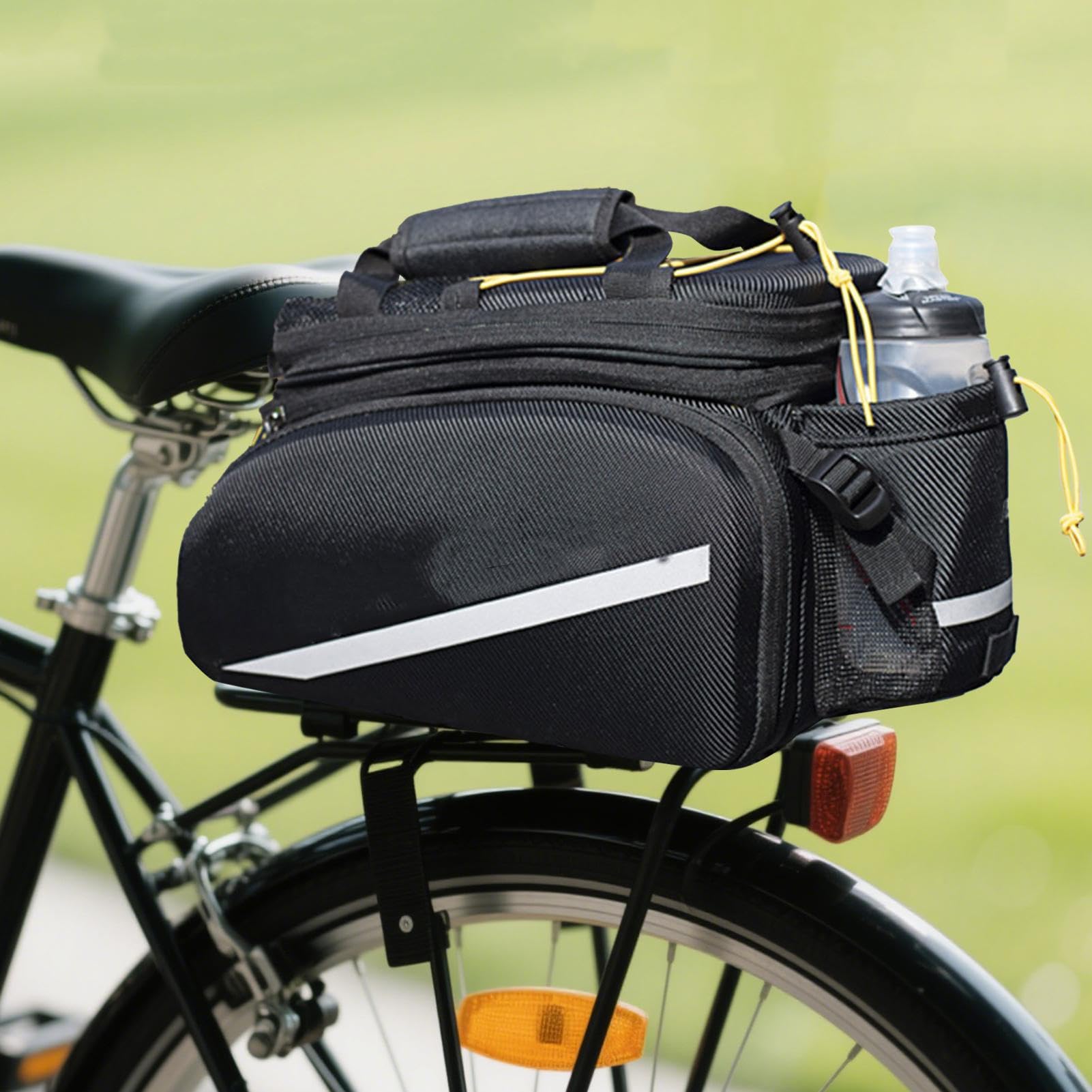 Borsa Da Bici Pannier Organizzatore Per Portapacchi Posteriore Biciclette | Grande Borsa Impermeabile Elettronica per Viaggi Ciclismo Escursionismo Shopping