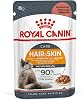 Royal Canin Hair & Skin Gravy Adult Cat Wet Food 12 x 85 Gr