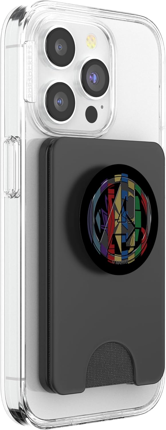 Marvel Avengers: Endgame Logo Hero Colors PopSockets PopWallet for MagSafe