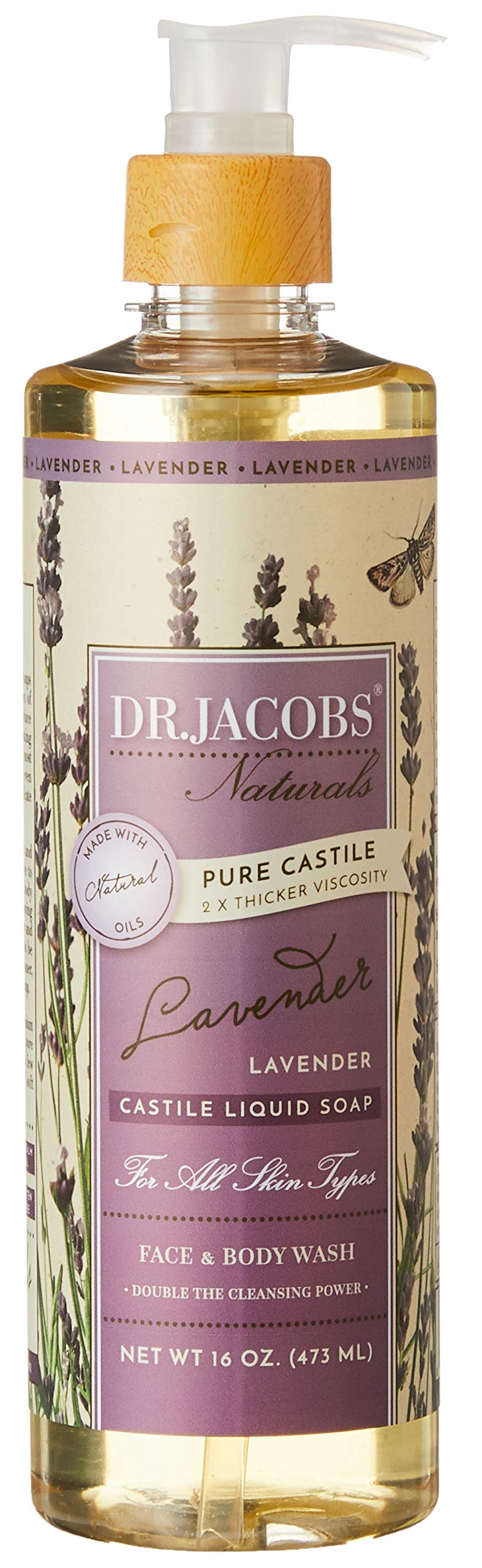 Dr Jacobs Naturals Gel douche Lavande 437 ml