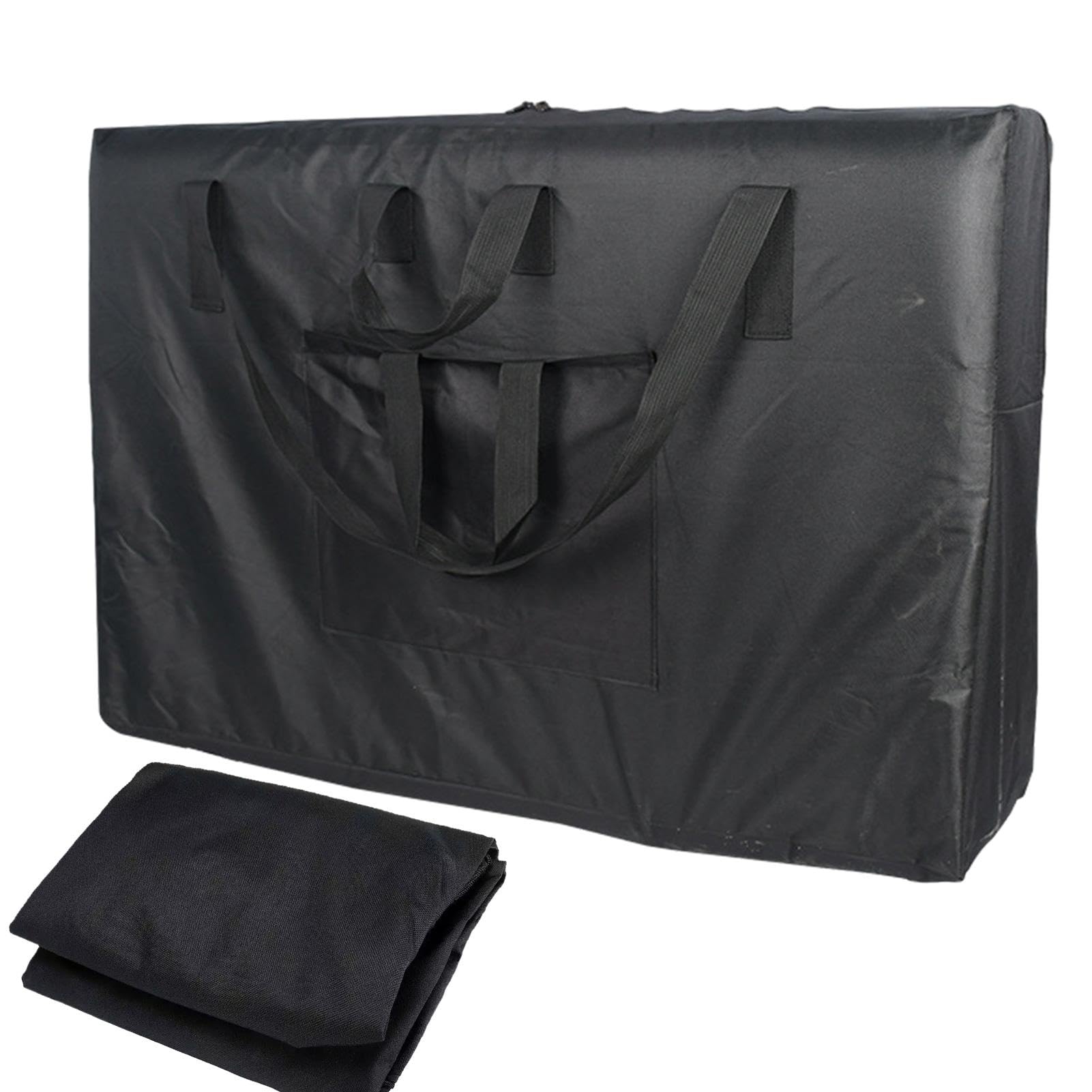 Borsa da massaggio per tavolo da massaggio, pieghevole, portatile, borsa per massaggi, borsa da massaggio, borsa da tavolo in tela con rotelle, fissaggio affidabile, borsa per il trasporto per tavolo