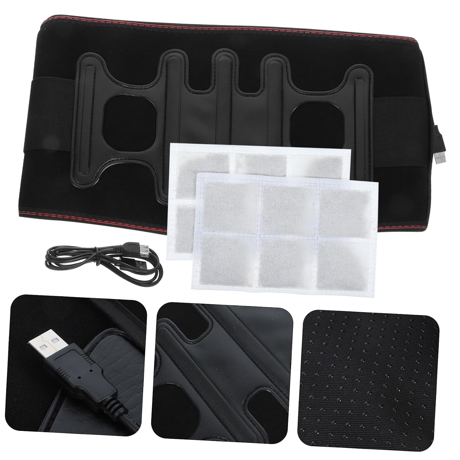 Electric Heating Belt for Men Warming Waist Belt Lower Back Support Lumbar Heating Comfortable Waist Brace