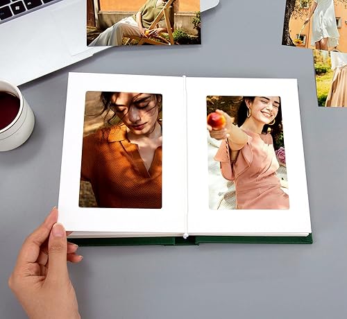 Miniatura 8 de Libros de fotos para fotos de 4 x 6 con capacidad para 24 (azul profundo)