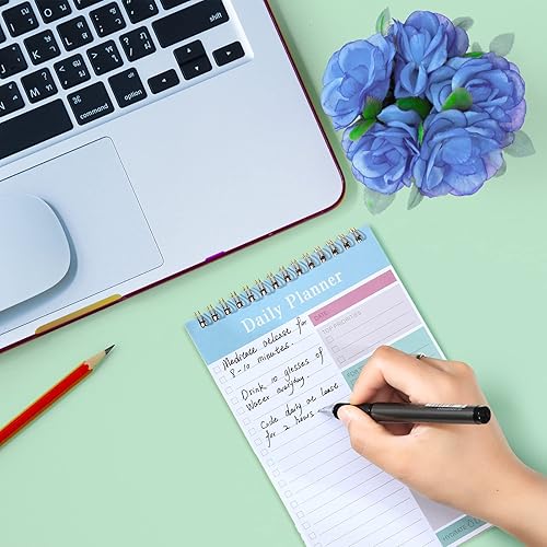 Miniatura 5 de Hotop Paquete de 3 90 paquetes de bloc de notas de lista de tareas, planificador diario, sin fecha, lista de verificación para regalo de Navidad,