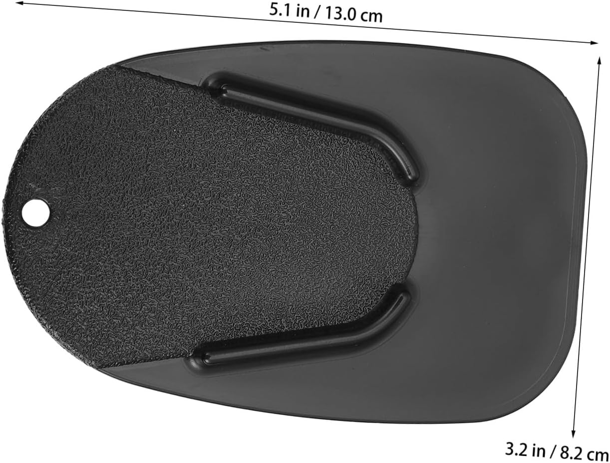 1pc Durable Motorcycle Kickstand Extension Pad Anti-slip Side Stand Support for Outdoor Parking Gravel Asphalt and Grass Compact and Sturdy Material