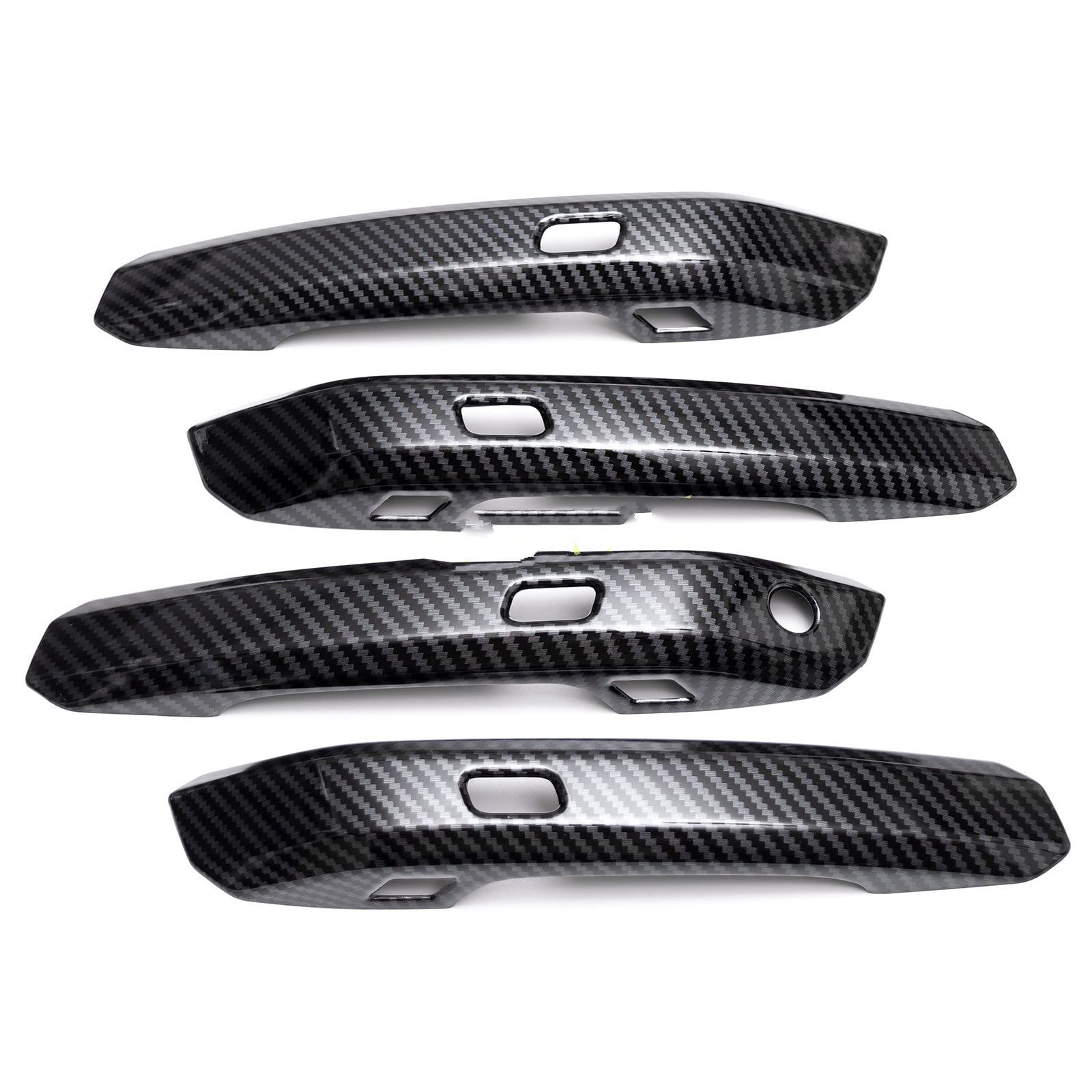 EIDASH Car Exterior Door Handle Cover for A4 B9 A5 F5 Q5 FY SQ5 Sportback 2017-2022 Carbon Fiber Car Exterior Door Handle Cover Trims