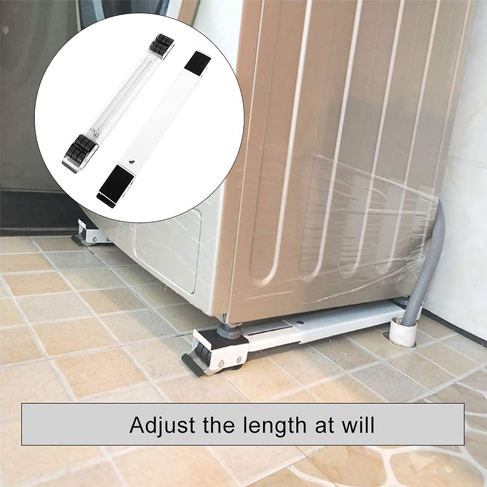Transportwalze Für Waschmaschinen, Trockner Und Andere Großgeräte Bis 300 Kg, Ausziehbar Von 45-70 cm