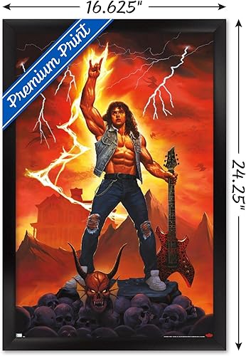 Vista 78 de Trends International Netflix Stranger Things: Season 4 - Póster de Rock On Wall de 22.375 x 34 pulgadas, versión premium sin marco