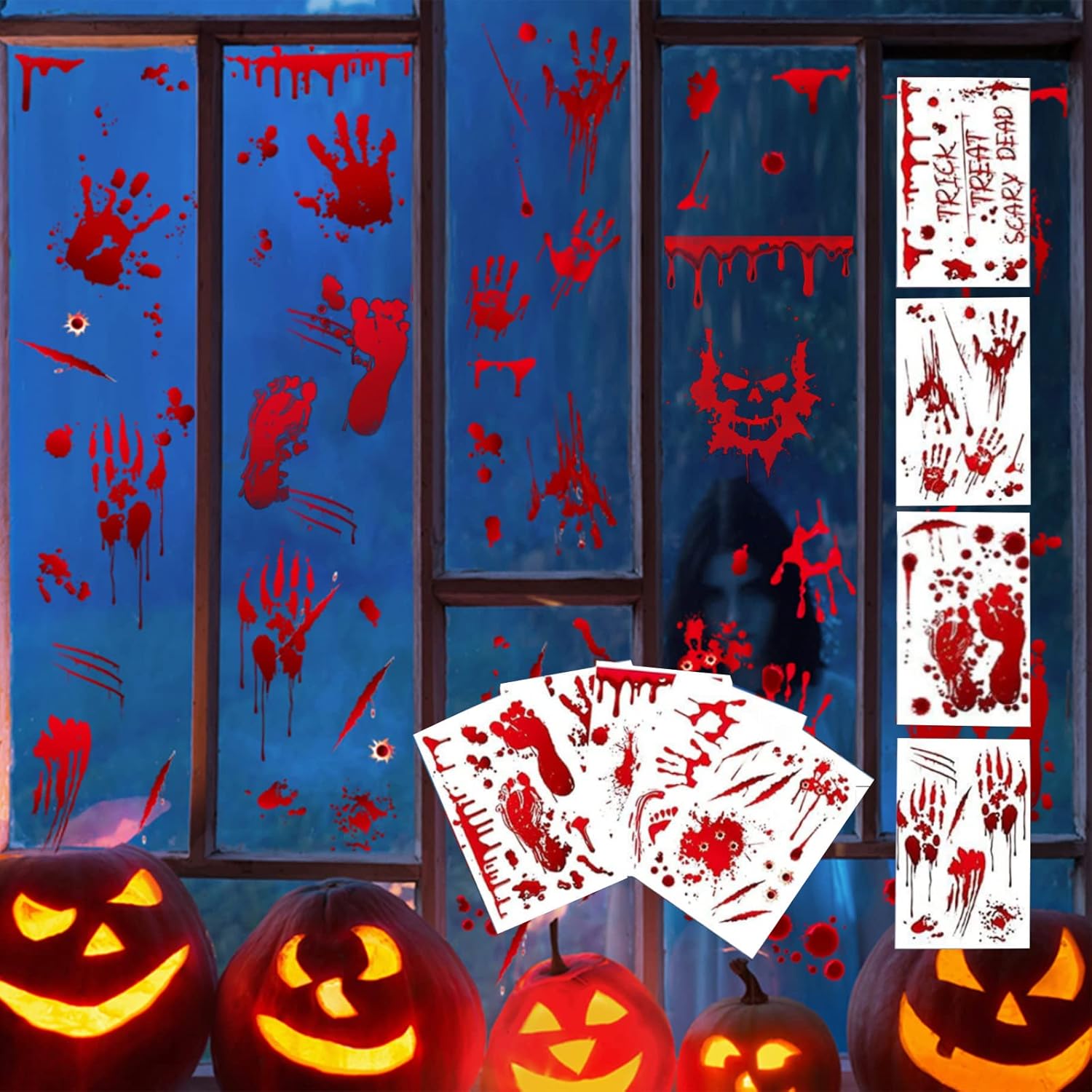 Halloween Stickers,Halloween Bloody Stickers,Bloody