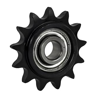 Jeremywell #50 Roller Chain Idler Sprocket, 13 Tooth, 5/8 Bore, Hardened Steel