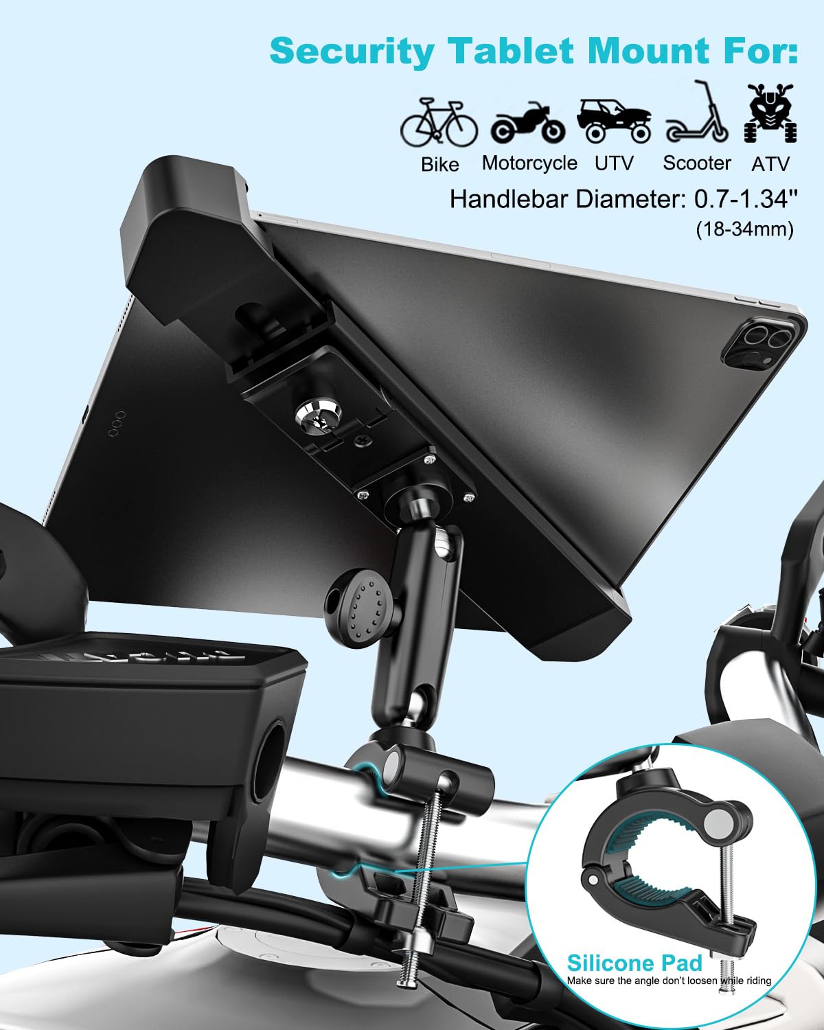 Support Universel Tableau De Bord Navitech Pour GPS Tomtom GO Expert Truck 7 Pouces